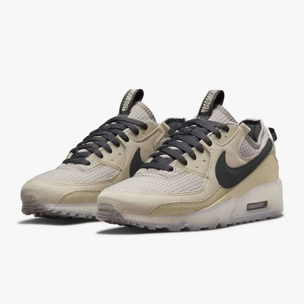 Nike Men's Taupe Black Air Max Terrascape 90‎ Athletic Sneaker Size 8.5